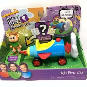 Pocket Watch Hobby Kids Adventures Action Figures with Car Surprise Inside! New